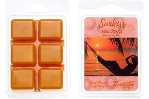 Scented Wax Melts Wax Cubes - Wax Warmer Cubes/Tarts - Soy Wax Air Freshener - Cinnamon, Pumpkin, Bamboo, Passion Fruit, Rose