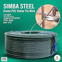 SIMBA STEEL - PVC Rebar Tie Wire | 16 Gauge | 3.0lb
