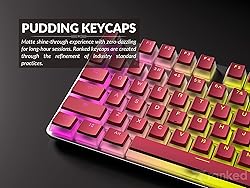 Ranked Pudding PBT Keycaps | 112 Double Shot