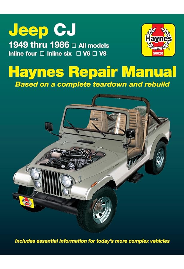 Jeep CJ (1971-1986) Service & Repair Manuals | TMB Books