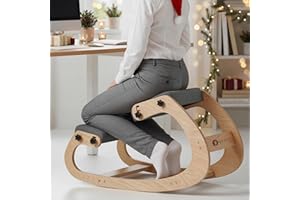 NYPOT Ergonomic Kneeling Chair with Adjustable Seats - Knee Chair for Posture Correction & Kneel Rocking Stool for Desk - Back Pain Relief for Home and Office, Supports 250 pounds - 5 Years Warranty