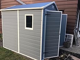 amazon.com : keter manor large 4 x 6 ft. resin outdoor
