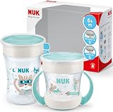 NUK Magic Cup & Mini Magic Sippy Duo 360° Anti-Spill 160ml 230ml Mint