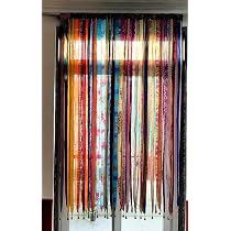 Amazon.com: Mango Gifts Old Silk Sari Multicolor Ribbon Doorway ...