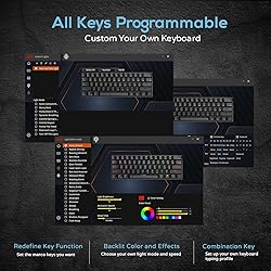 RK ROYAL KLUDGE RK61 60% Mechanical Keyboard with
