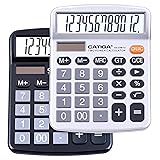 Desktop Calculator (2 Pack) 12 Digit with Large LCD