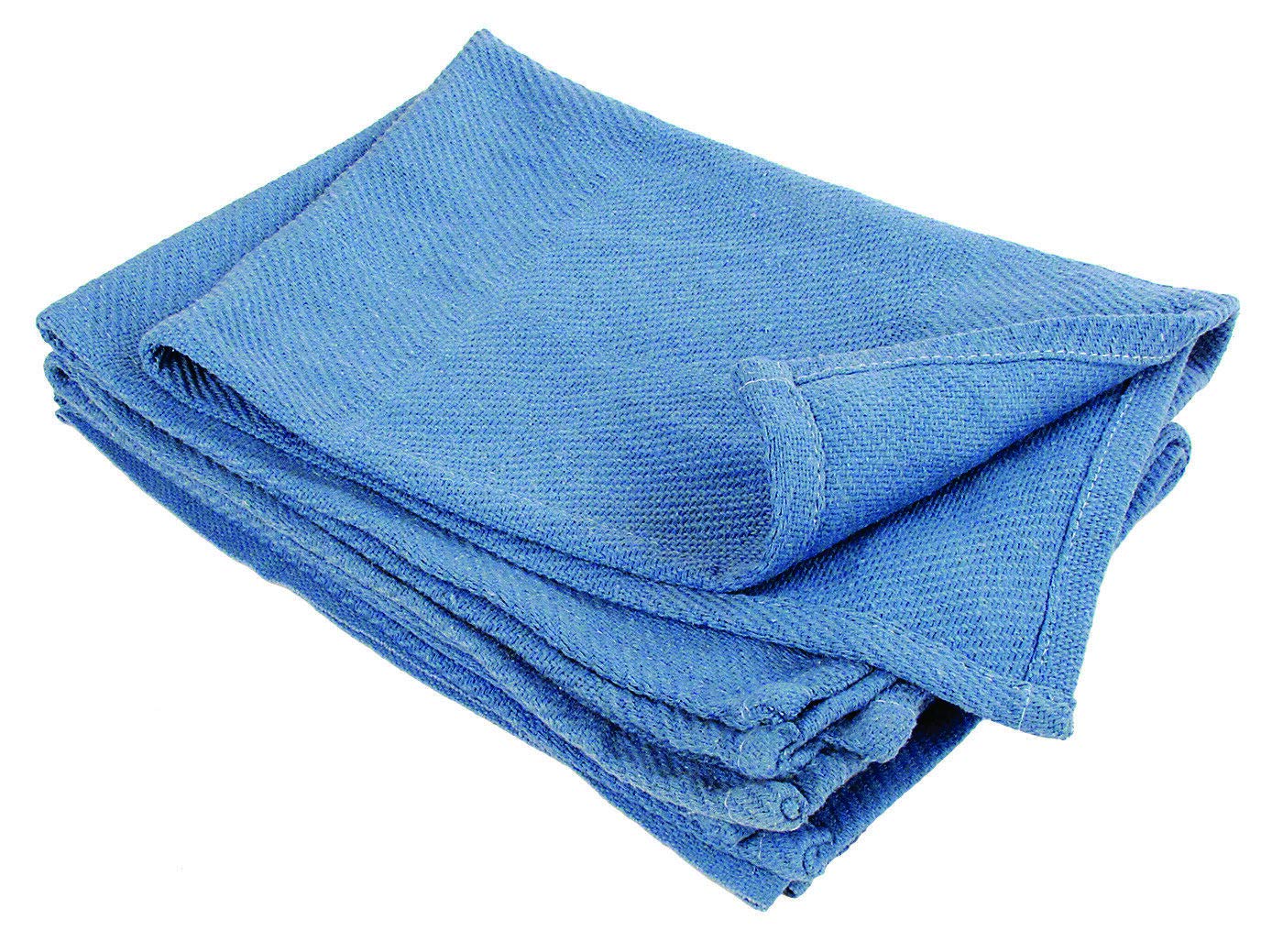 Photo 1 of 24 Pieces-NEW BLUE GLASS CLEANING SHOP TOWELS/HUCK/SURGICAL/DETAILING TOWELS CLEANING TOWELS