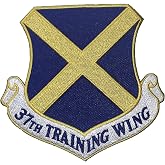 Squadron Nostalgia LLC 37th Training Wing Patch &ndash; Plastic Backing