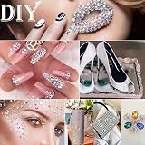 CANVALITE 1500PCS Rhinestones 6 Sizes Flat Back Gems Nail Art Kit with Tools view 7