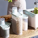 Citylife 2 Pack Dog Food Storage Container Airtight with Measuring Cup 2.3 L view 7