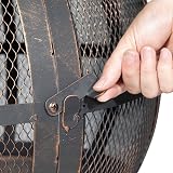 Dellonda Deluxe 360° Chiminea Outdoor Heater Antique Bronze DG112 view 8