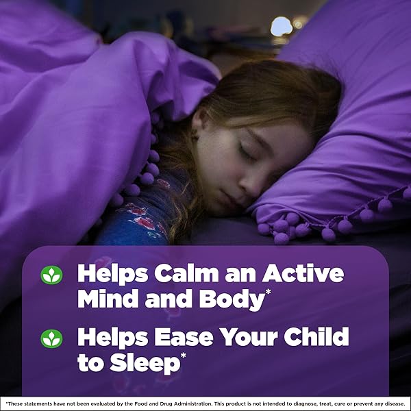 NATROL KIDS SLEEP+ CALM, MELATONIN AND L-THEANINE, SUPPLEMENT FOR RESTFUL SLEEP AND CALMING, SLEEP GUMMIES FOR KIDS, 60 STRAWBERRY-FLAVORED MELATONIN GUMMIES, 60 DAY SUPPLY