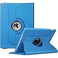 Fintie Rotating Case for iPad 9th Generation (2021) / 8th Generation (2020) / 7th Gen (2019) 10.2 Inch - 360 Degree Rotating Stand Cover with Pencil Holder, Auto Wake Sleep, Blue