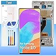 LCD Screen Replacement for Samsung Galaxy Note 10 OLED SM-N970F SM-N970U SM-N9700 6.3" LCD Display Touch Digitizer Assembly with Tools(Sliver with Frame)