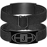 Easter Basket Stuffers-Valentines Day Gifts for Him-Football Gifts for Boys Men Coach Team Kids Player Initial with A-Z Letter Football Bracelets Party Favors Accessories Adjustable Jewelry Gifts