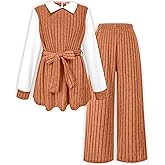 G.COW Girls' Casual 2/3 piece Pants Set, Comfortable and Breathable Spring and Autumn Clothing Set