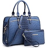 Women Handbag Wallet Tote Shoulder Hobo Bag Top Handle Satchel Purse Set 2pcs with 3 Compartments
