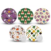 iFunyo 30Pack Libre 3 Plus Sensor Covers Waterproof, Festival | Breathable Adhesive Patch for Libre 3 &amp; Instinct, Hypoallergenic &amp; Latex Free Overpatches for 15 Days Protection