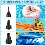 Jsdoin Electric Pump 3 Nozzles AC 240V/DC 12V 50W for Inflatables view 5