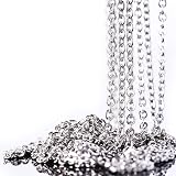 Outus 12m Stainless Steel Cable Chain 2.4mm Silver for Jewellery DIY view 6