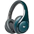 iJoy ISO Wireless, Bluetooth Headphones-Cordless Over Ear Stereo Headset- Bluetooth 5.0, 30HR Battery Built-in Microphone- Handsfree or Wired Use, Foldable (Glossy Green)