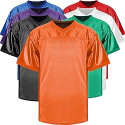 JKNAKN Blank Football Jerseys Mesh Athletic