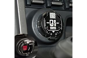 ERARISE 𝙊𝙧𝙞𝙜𝙞𝙣𝙖𝙡 | Push Start Button Cover,Rotary Car Engine Start Stop Button Cover Protector, Cool Car Accessories Interior Decor Sticker Motorcycle Key Ignition Switch Cover