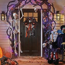 Dazzle Bright Purple and Orange Halloween Fairy