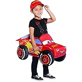 Spirit Halloween Cars Toddler Lightning McQueen Ride-Along Costume | Officially Licensed | Disney | Pixar | Cars Cosplay
