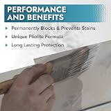 Polar Stain Blocker Paint Matt White 500ml Concrete Wood Brick Interior Walls view 4