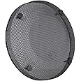 Audiopipe 12” Subwoofer Mesh Grill (TXX-GR12HX), Specifically Designed for High Excursion Subwoofers, Subwoofer Cone and Dust Cap Metal Grill Protector Black (Sold Separately)