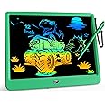 KOKODI 12 Inch LCD Writing Tablet with Anti-Lost Stylus Erasable Doodle Board Colorful Toddler Drawing Pad Car Travel School Games Toys for 3 4 5 6 7 8 Kids Birthday Gift for Girls Boys Adults Green