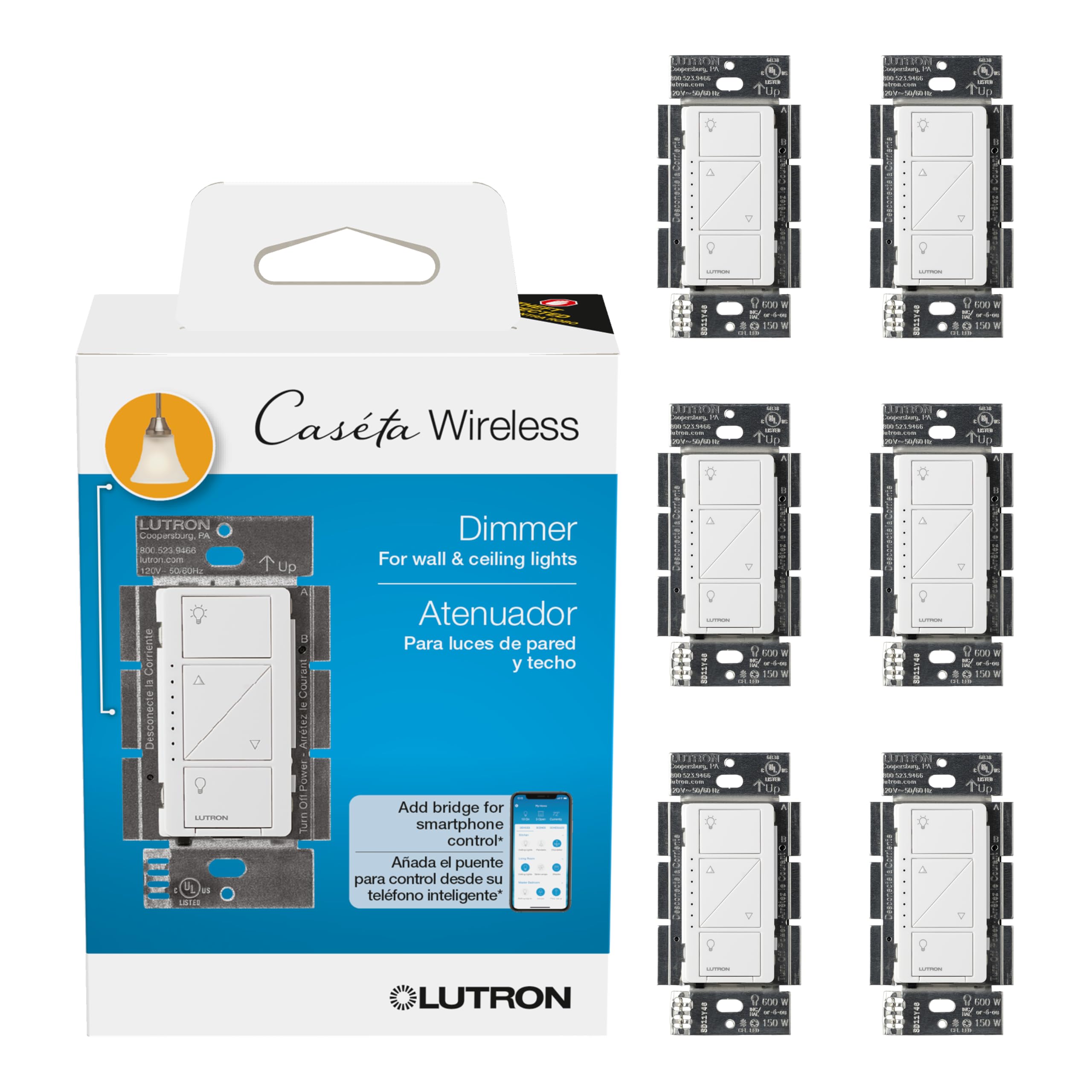 Lutron Caseta Original Smart Dimmer Switch