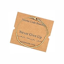 JoycuFF Birthday Gifts for Friends Morse Code