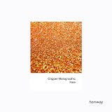 Hemway Holographic Copper Glitter Shaker 130g Fine 1/64" Metallic Flake view 2