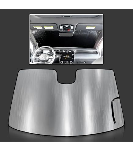GalaxyAutoShield Custom Sun Shade For Tesla Model Y (2020-2021) – Reflective Windshield Visor, Made In USA - View #7