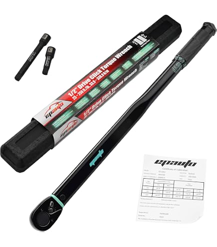 Blue Seal 1/2" Drive Click Torque Wrench – 30-250 Ft-Lb (40.7-339 Nm), Dual-Direction, 72-Tooth, Heavy Duty