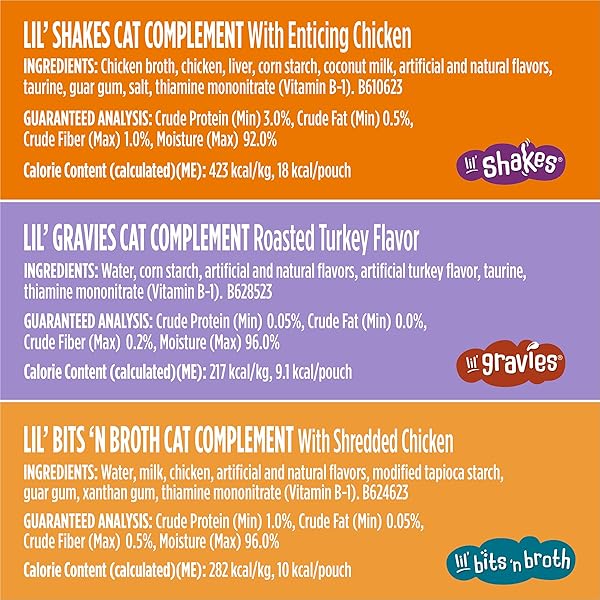 PURINA FRISKIES POULTRY FAVES BROTH AND GRAVY CAT FOOD COMPLEMENTS VARIETY PACK – 8 CT. BOX