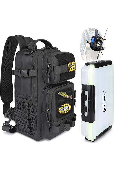 Fly Fishing Bag Piscifun Fishing Tackle Backpack With Rod Holders