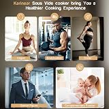 Karinear Sous Vide Machine WIFI 1100W Immersion Circulator Stainless Steel view 8