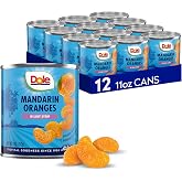 Dole Mandarin Oranges in Light Syrup - Dole Canned Fruit - Rich Source of Vitamin C - 11 oz Cans - 12 Pack