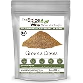 The Spice Way Cloves Ground 4 oz Clove Powder for Savory Dishes and Tea | Ground clove spice for baking, chai-style blends, marinades and sauces; use lightly; Kosher Certified; Resealable Bag