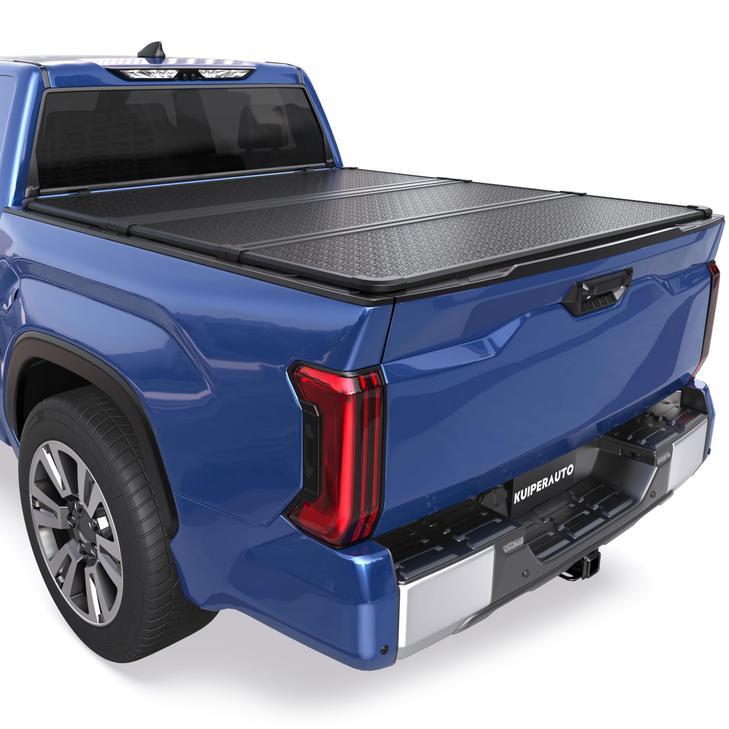 Photo 1 of ***DAMAGED - DENTED - SEE PICTURES***
KUIPERAUTO Tri-Fold Hard Tonneau Cover Aluminum Bed Compatible for 2016-2024 Toyota Tacoma Standard Short 6 FT Truck Bed On Top