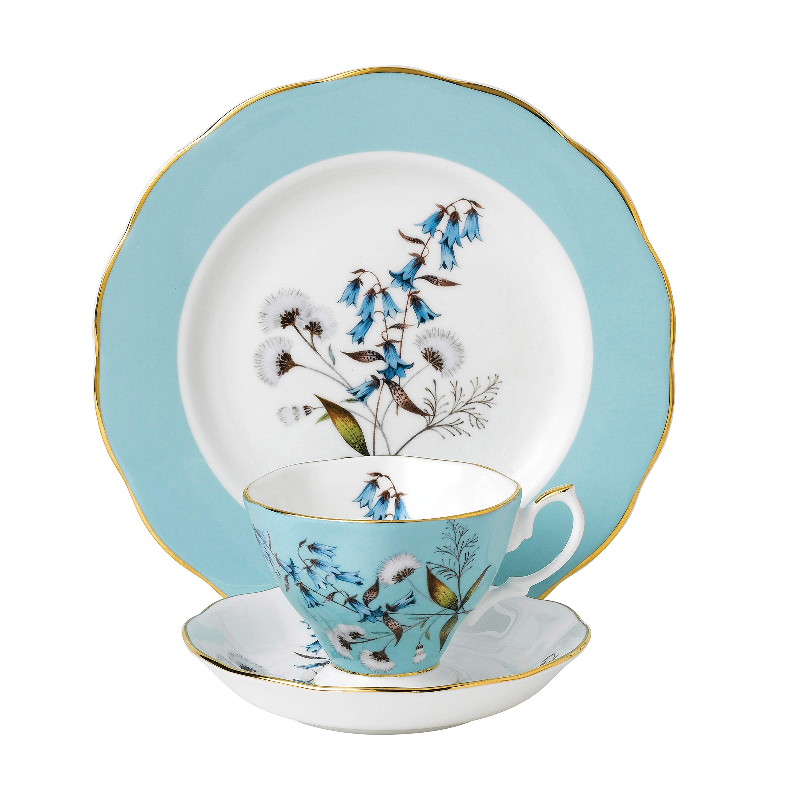 Royal Albert 109 100 Years 40017589 1950 Festival Teacup, Saucer & 20cm Plate, 3 Pc Set, Fine Bone China — image 1