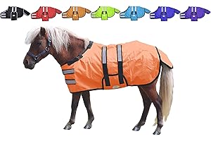 Derby Originals 600D Ripstop Waterproof Reflective Safety Winter Foal and Mini Horse Turnout Blanket 150g Medium Weight