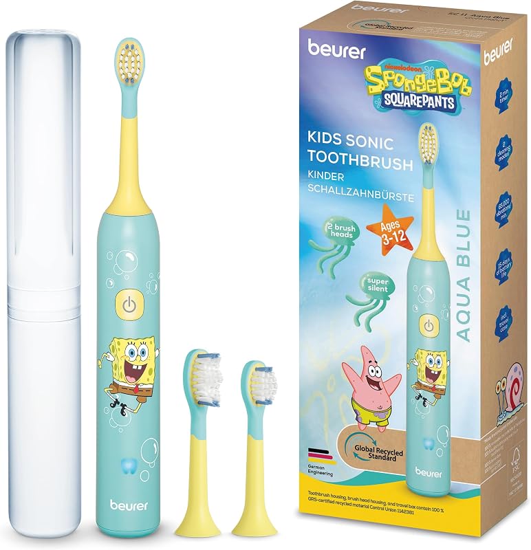 SC 11 Aqua Blue SpongeBob spazzolino elettrico per bambini