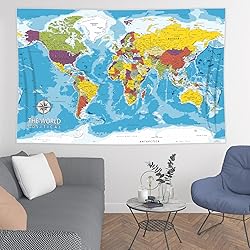 PARTH IMPEX Giant World Map - Large Map Of The