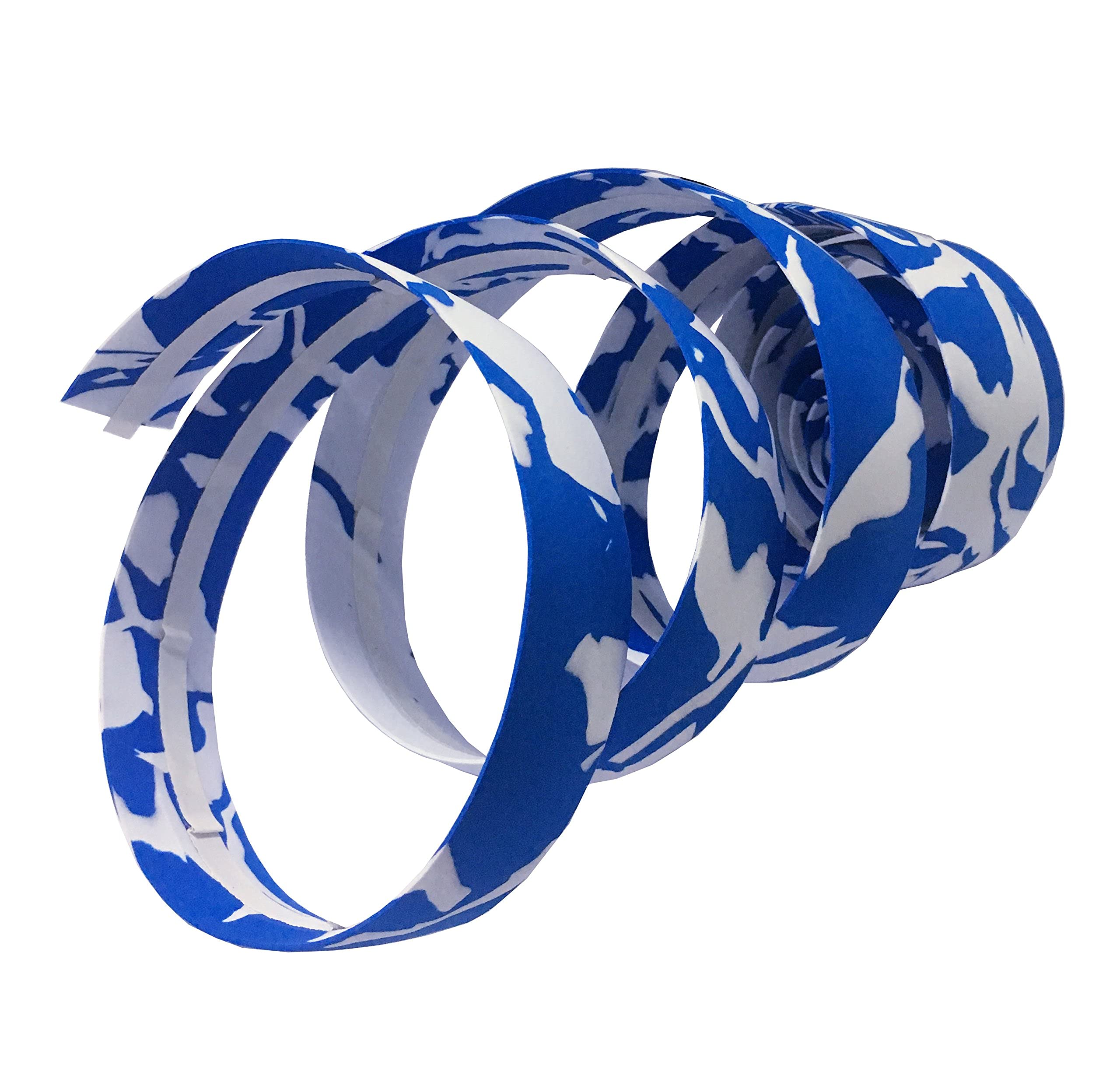 CarbonEnmy multi-colour handlebar tape, bar tape, road bike handles cork (blue-white).