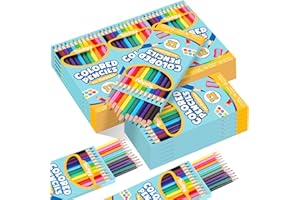 TOIDGY 288 Count Colored Pencils Bulk, 24 Packs Colored Pencils for Kids 12 Colors, Pre-sharpened Coloring Pencil for Adults, Bulk School Supplies for Teachers, Back to School Supplies, Classroom Prizes