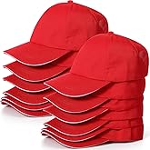 Shyyween Kids Baseball Caps Youth Adjustable Plain Baseball Hats Cotton Blank Hats Bulk for Girls Boys Sport Team